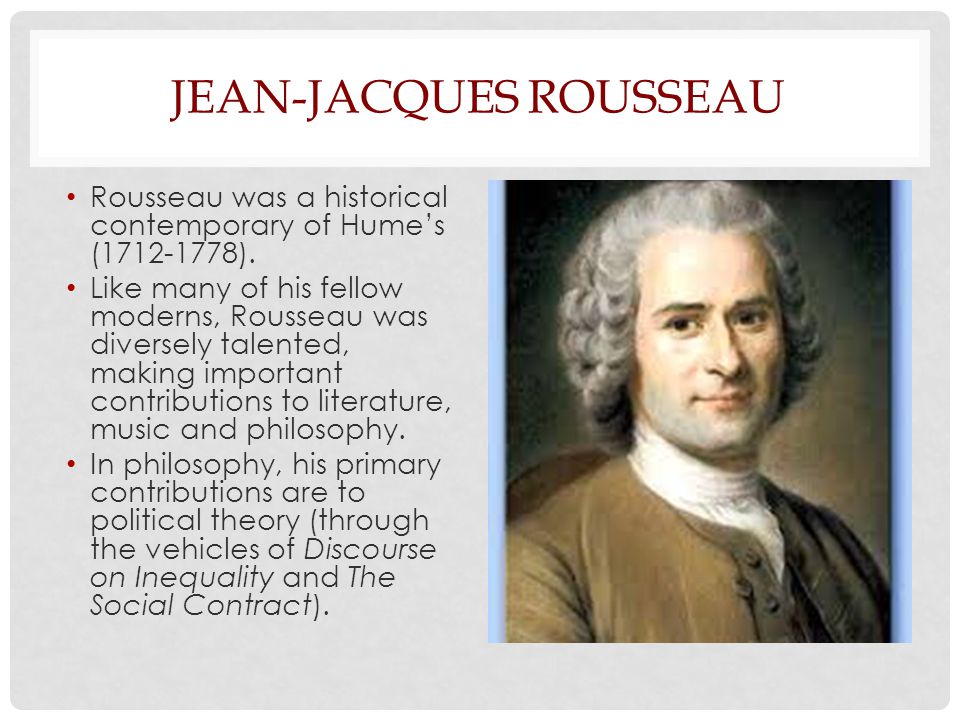 The implementation of jean jacques rousseaus philosophy